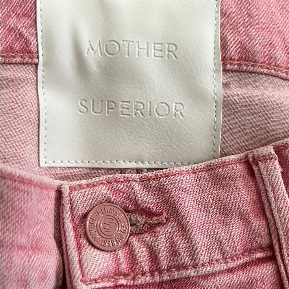 MOTHER Superior The Mid Rise Dazzler Ankle In Twice as Nice Pink. Size 27 - Picture 9 of 13